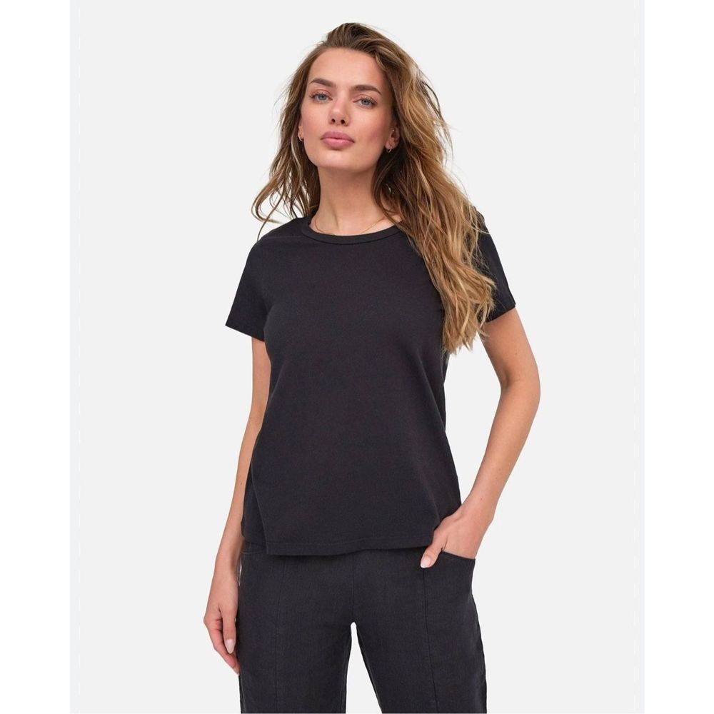 MATE the Label Organic Cotton Classic Tee in Black Size S